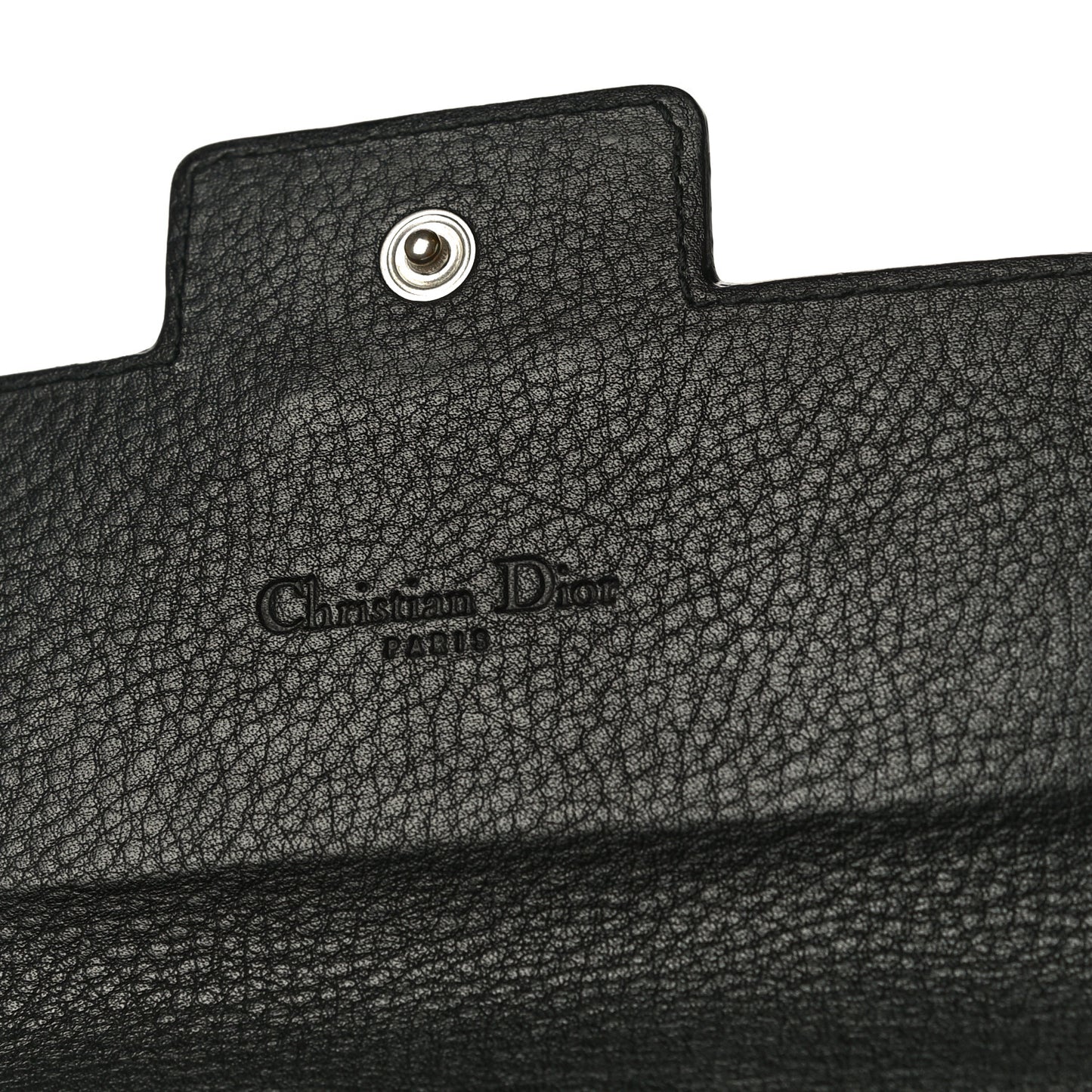 Monogram Flap Wallet Black