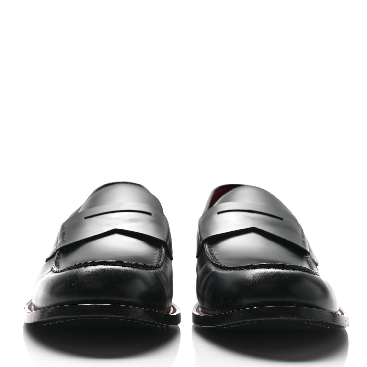 Louis Vuitton Calfskin Mens Loafers 8.5 Black 2 of 8