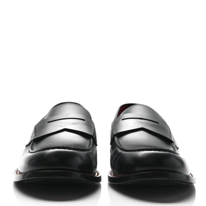 Louis Vuitton Calfskin Mens Loafers 8.5 Black 2 of 8