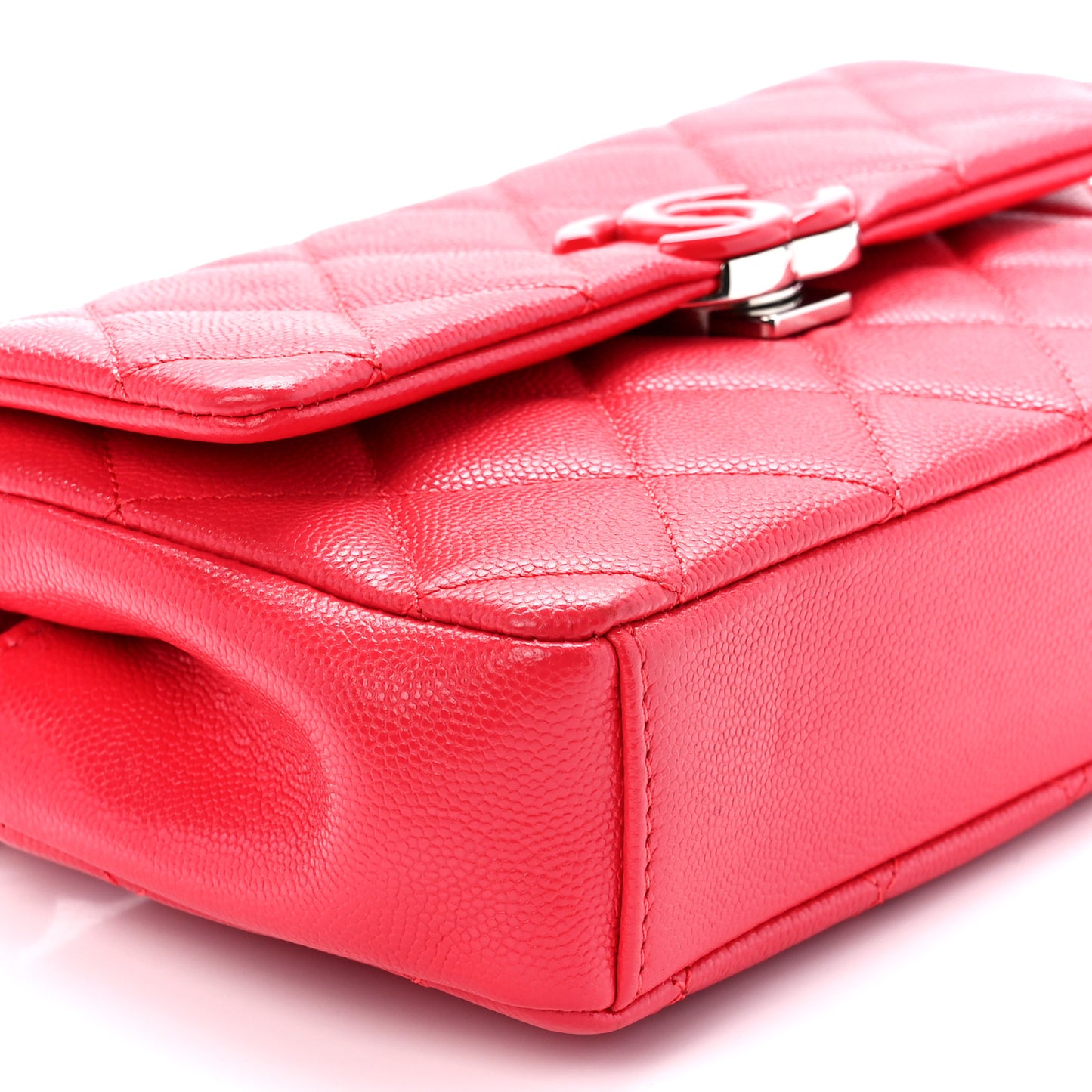Caviar Quilted My Everything Small Flap Pink