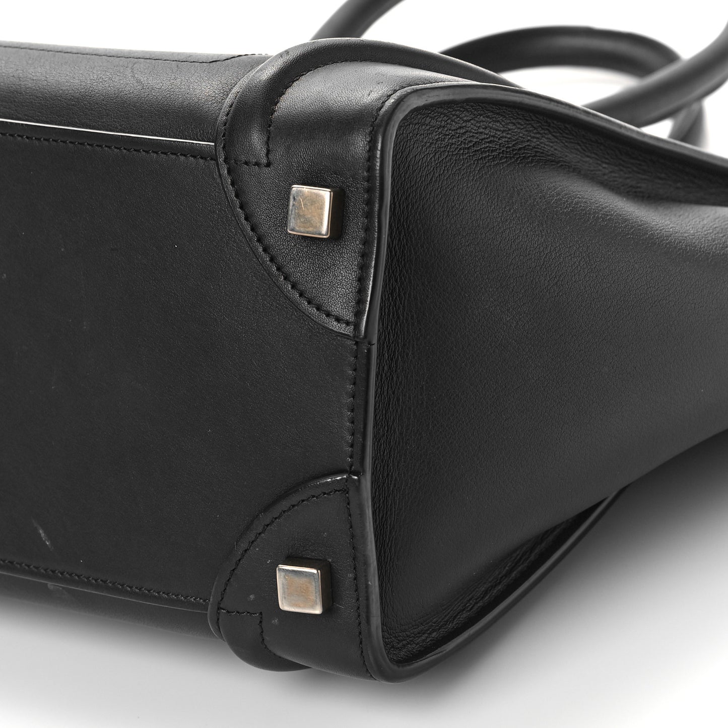 Smooth Calfskin Micro Luggage Black