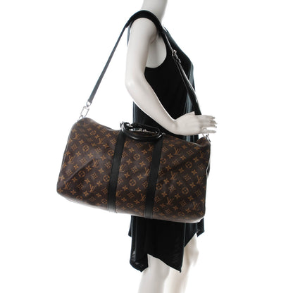 Louis Vuitton Monogram Macassar Keepall Bandouliere 45 2 of 8