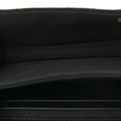 Chanel Shiny Caviar Quilted Clutch With Chain Black 5 of 14