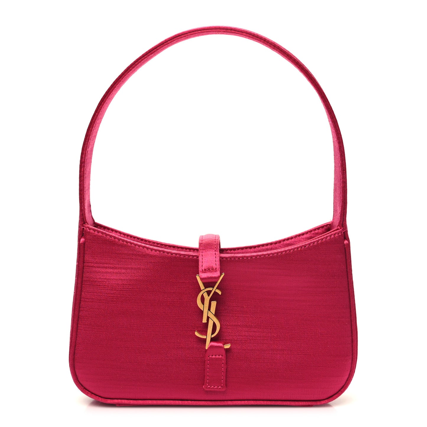Satin Le 5 A 7 Mini Hobo Guava Pink