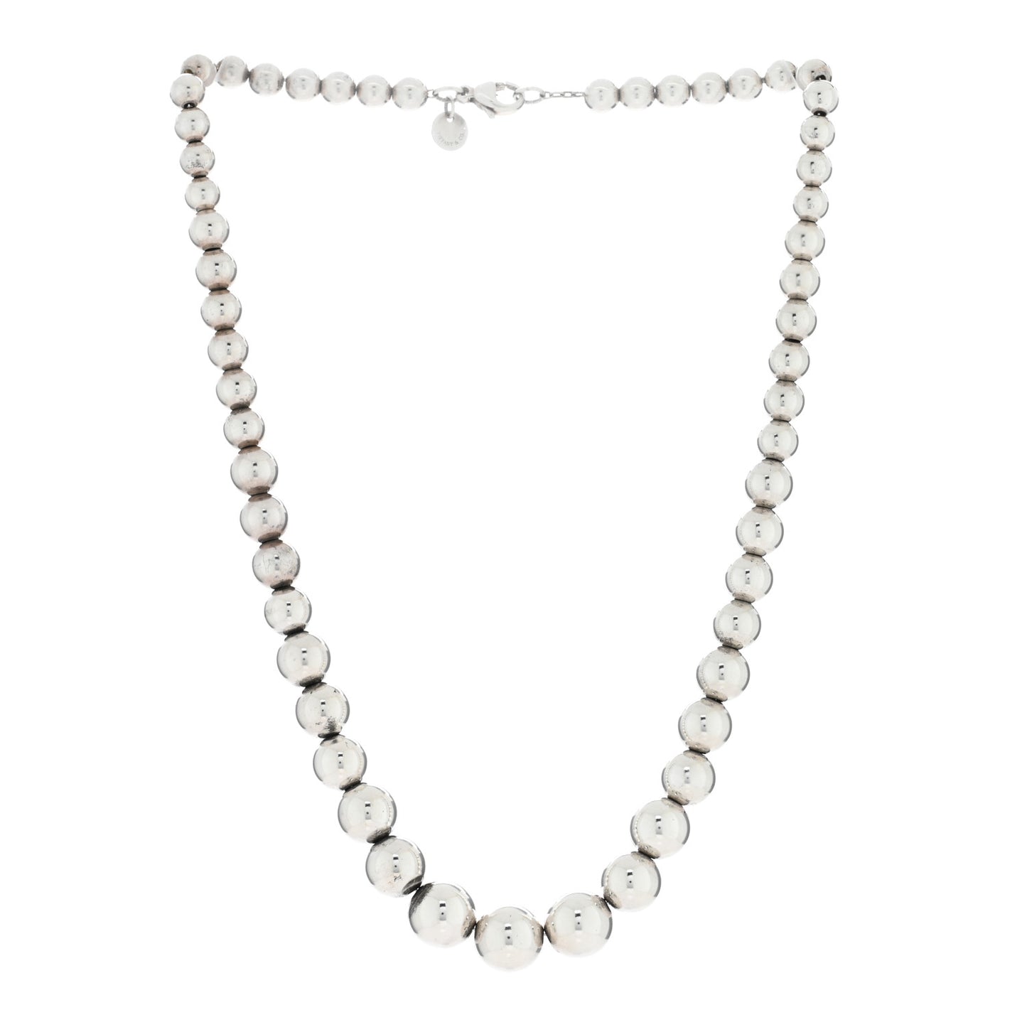 Sterling Silver HardWear Graduated Ball Necklace