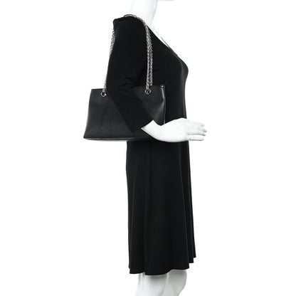 Chanel Grained Calfskin Bijoux Chain Shoulder Bag Black 2 of 12