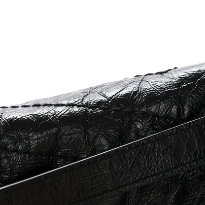 Saint Laurent Crinkled Calfskin Matelasse Monogram Medium Niki Chain Satchel Black 11 of 11