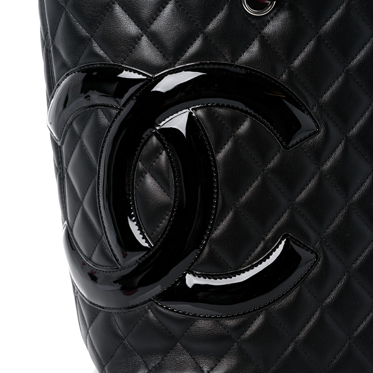 Chanel Calfskin Quilted Large Cambon Tote Black 12 of 12