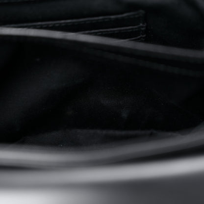 Saint Laurent Calfskin Y Quilted Monogram Toy Loulou Crossbody Bag Black 13 of 14