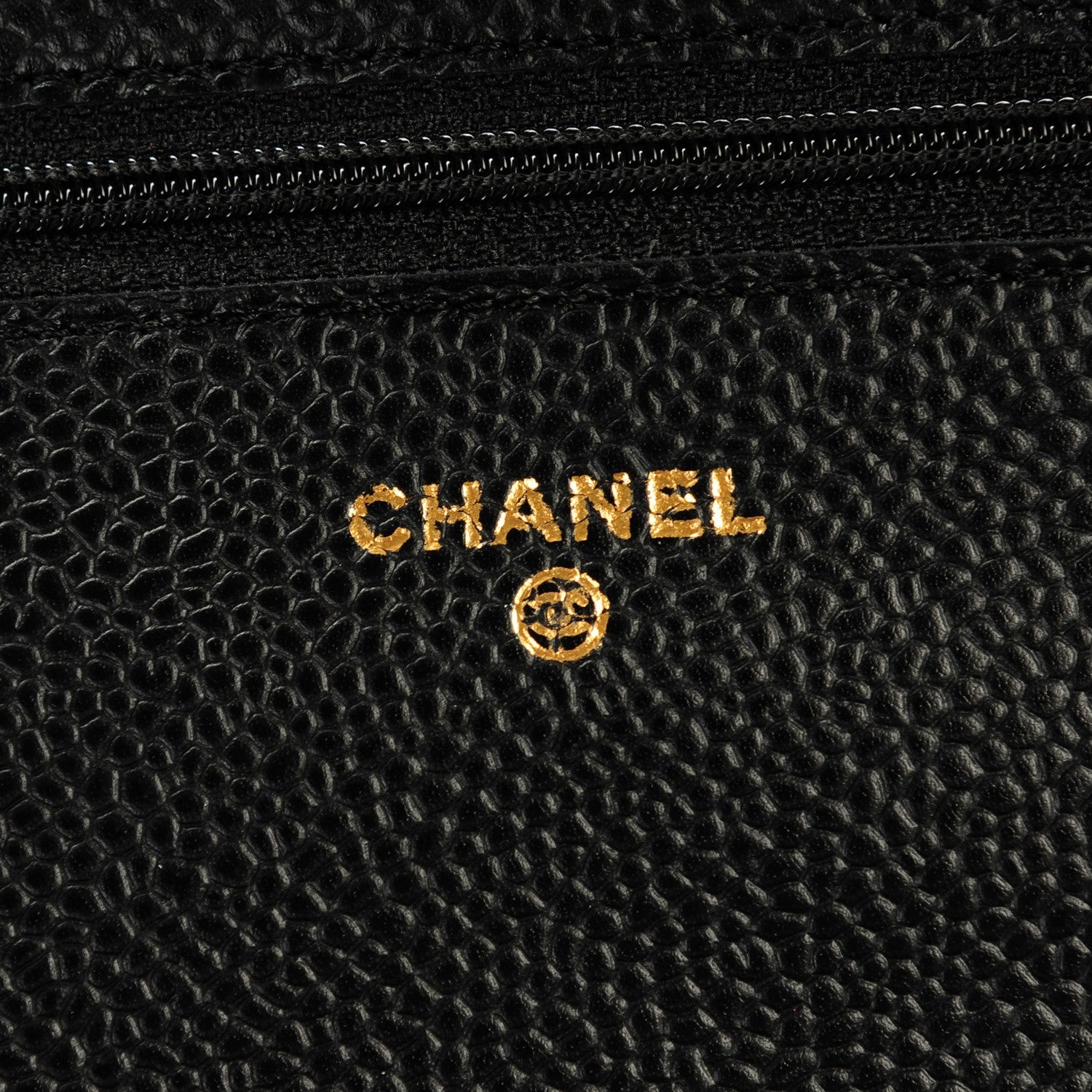 Chanel Caviar Quilted Wallet On Chain WOC Black 6 of 8