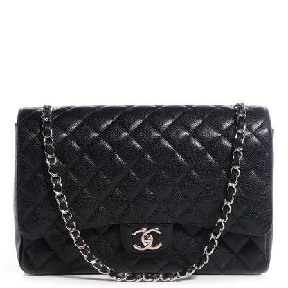 Chanel Caviar Quilted Maxi Double Flap Black 1 of 11