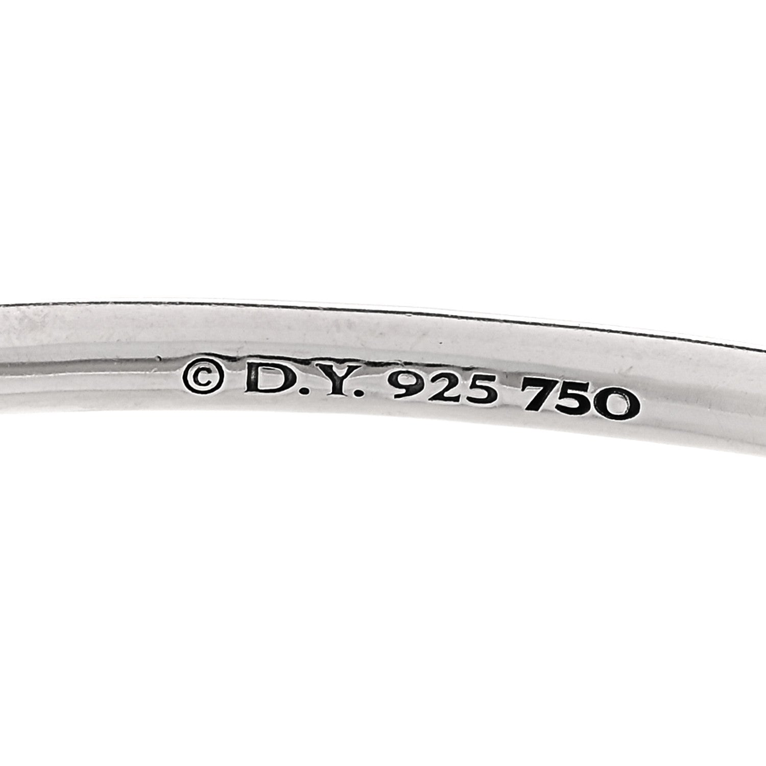 David Yurman Sterling Silver 18K Yellow Gold Diamond Helena Cuff Station Bracelet 3 of 3