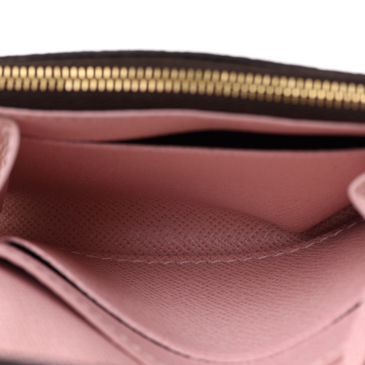 Louis Vuitton Damier Ebene Rosalie Coin Purse Rose Ballerine 5 of 6