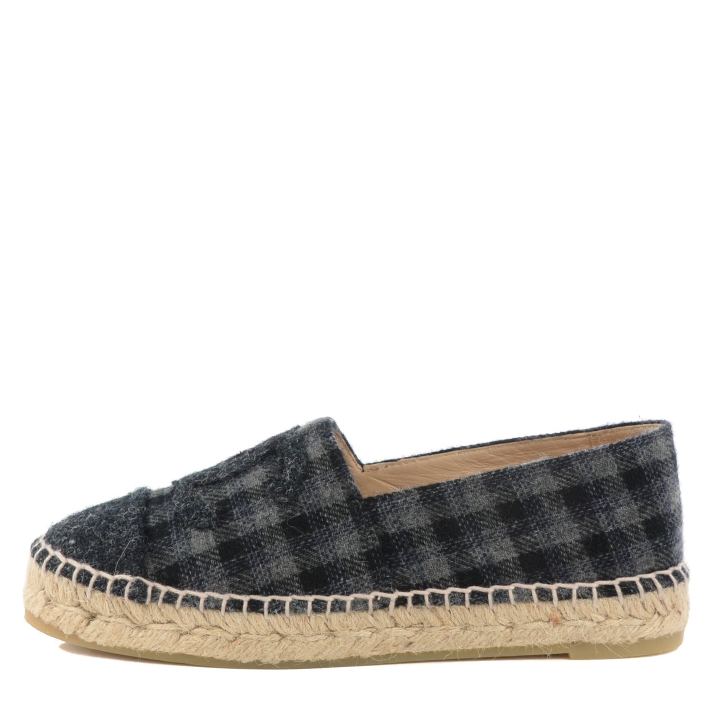 Flannel CC Espadrilles 35 Grey Black