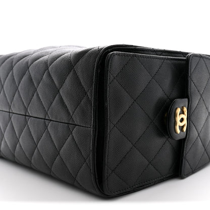 Chanel Caviar Quilted Small Chanel 25 Handbag Black 10 of 11