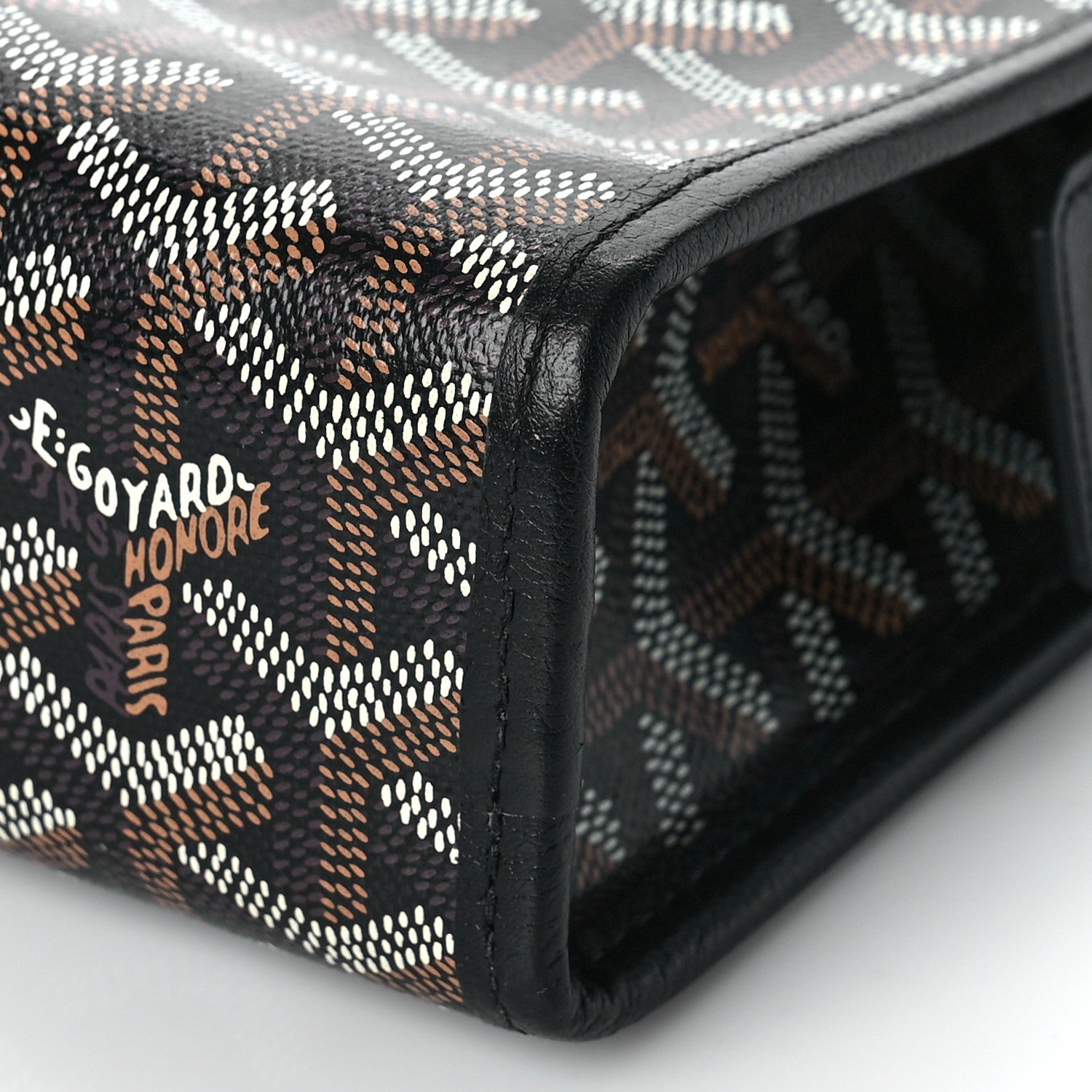 Goyard Goyardine Jouvence MM Toiletry Pouch Black 7 of 8