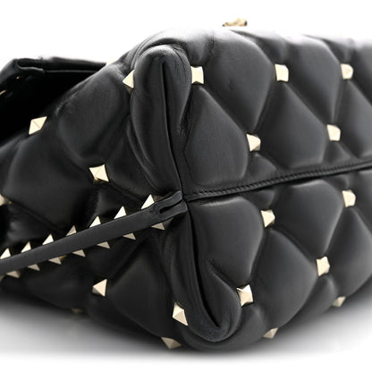 Valentino Garavani Nappa Medium Candystud Top Handle Bag Black 8 of 10