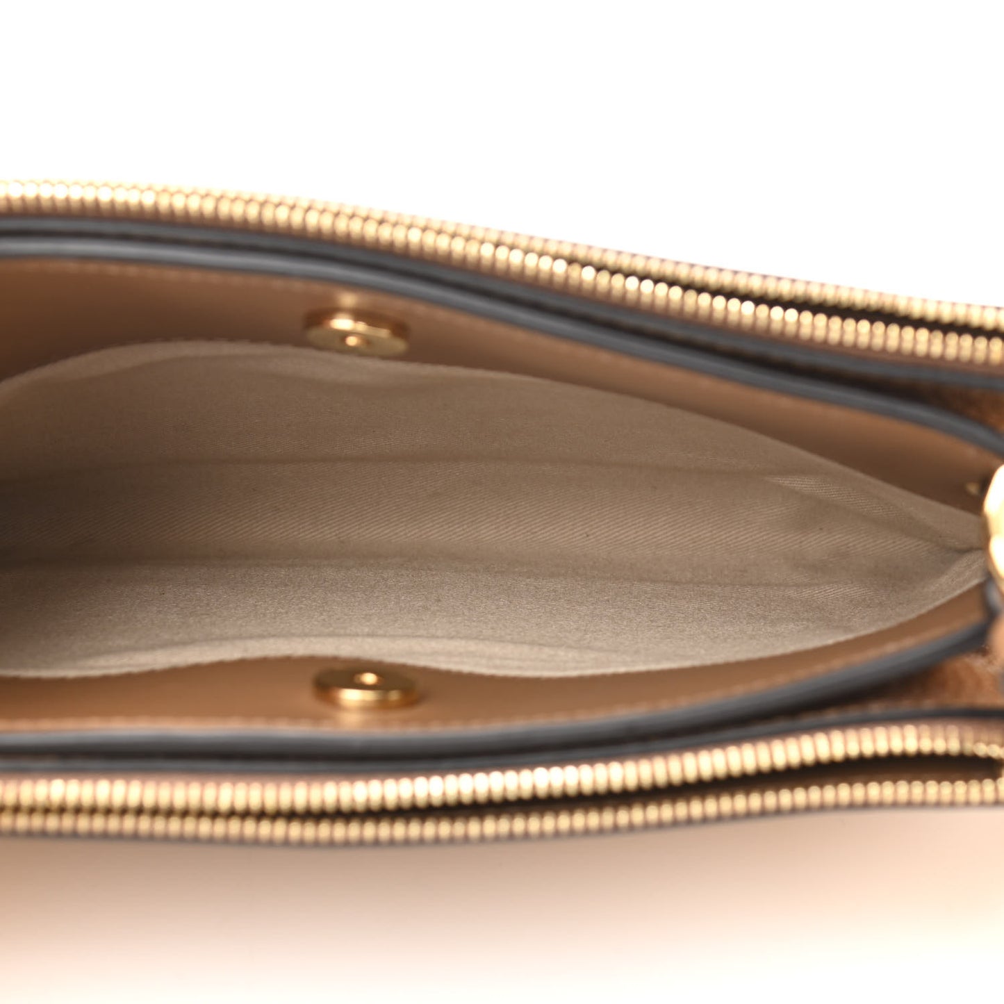 Metallic Calfskin Small Roy Bag Gold