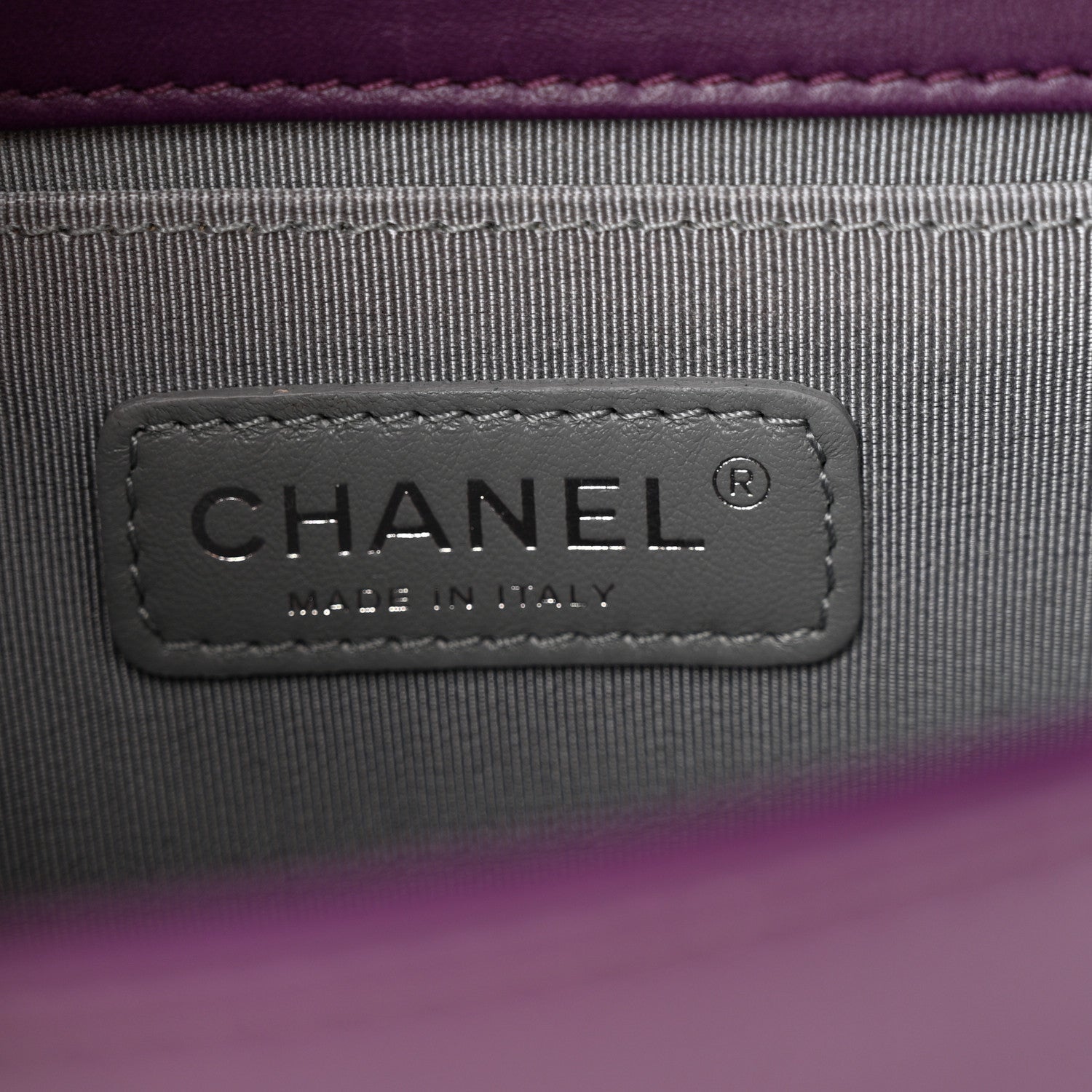 Chanel Velvet Quilted Small Boy Flap Purple 6 of 10