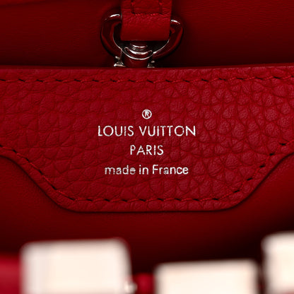 Louis Vuitton Taurillon Snakeskin Capucines BB Rubis 6 of 11