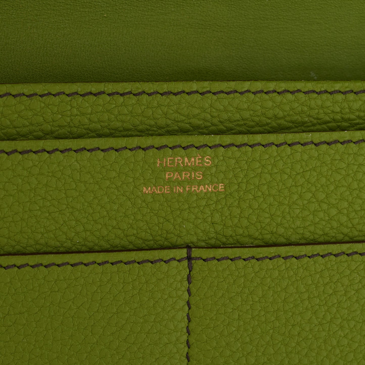 Togo Dogon Duo Wallet Vert Anis