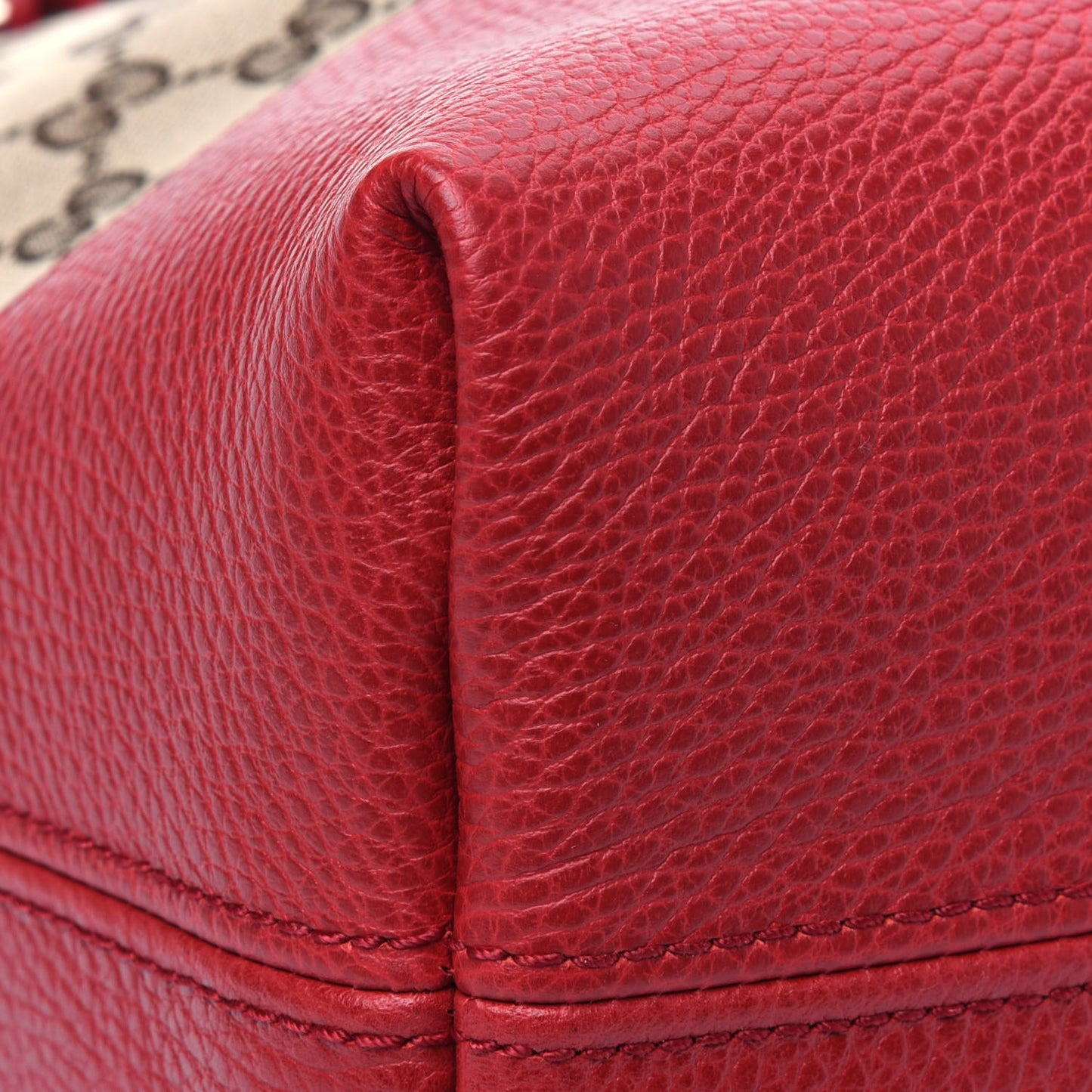 Monogram Medium Bree Shoulder Bag Red