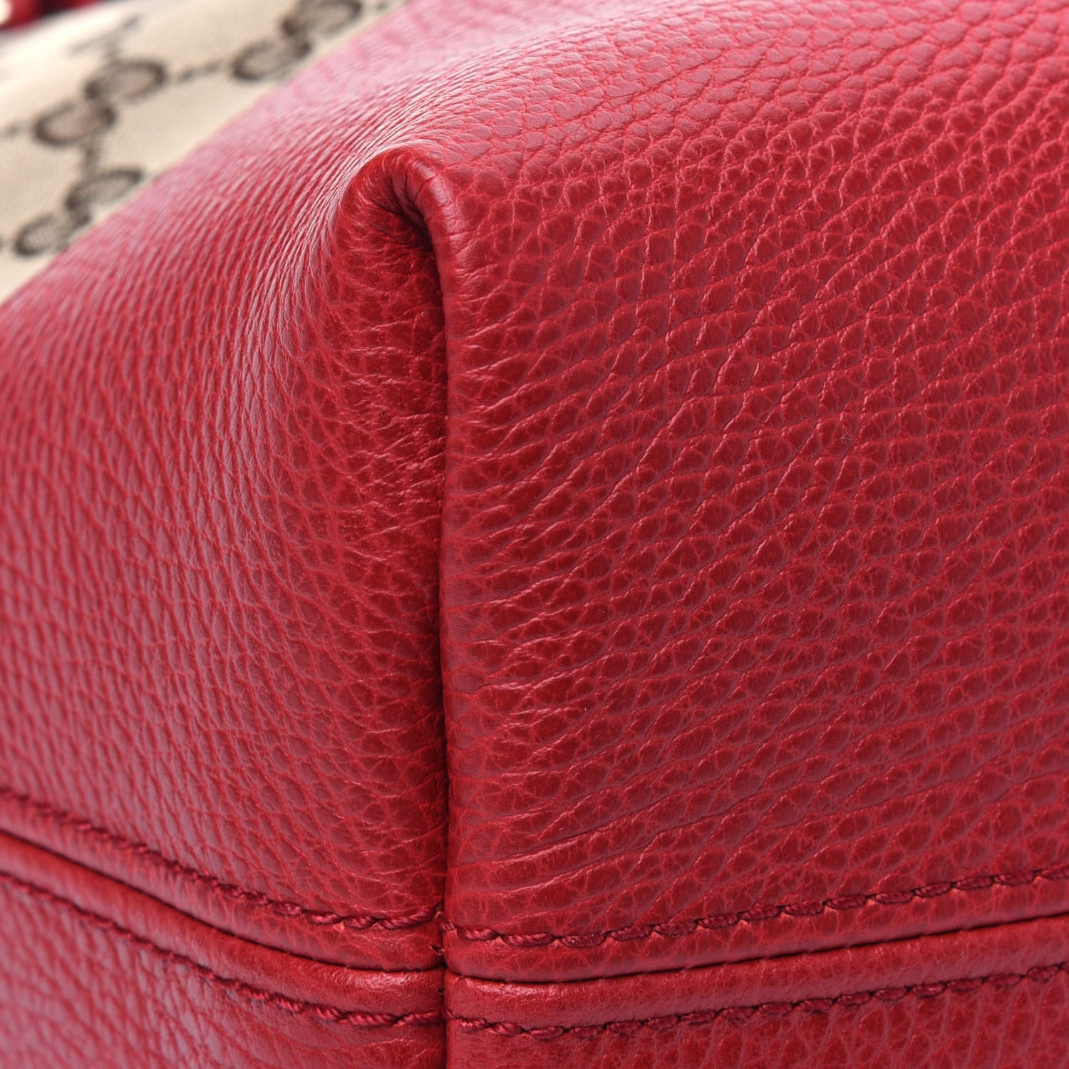 Gucci Monogram Medium Bree Shoulder Bag Red 15 of 20