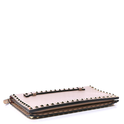 Valentino Garavani Nappa Rockstud Wristlet Clutch Alpaca 3 of 4