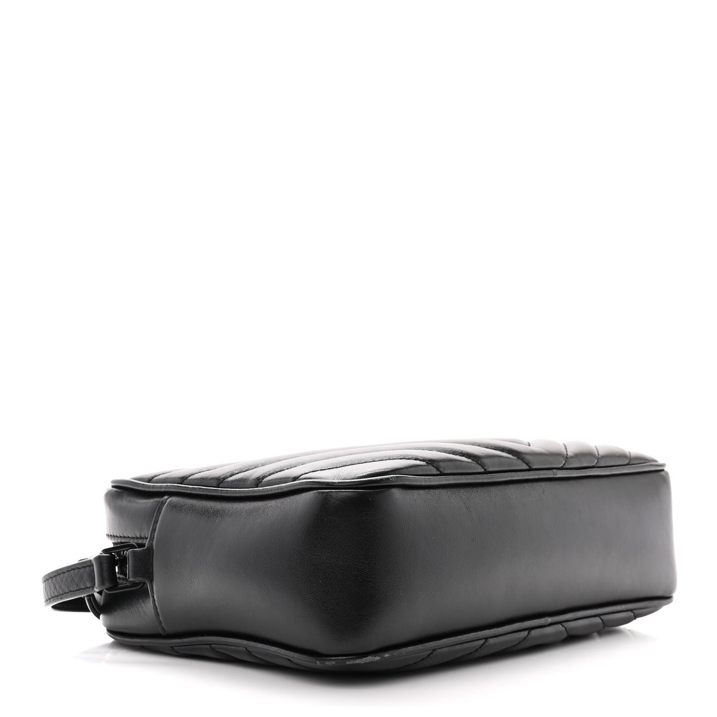 Calfskin Matelasse Monogram Monochrome Lou Camera Bag Black
