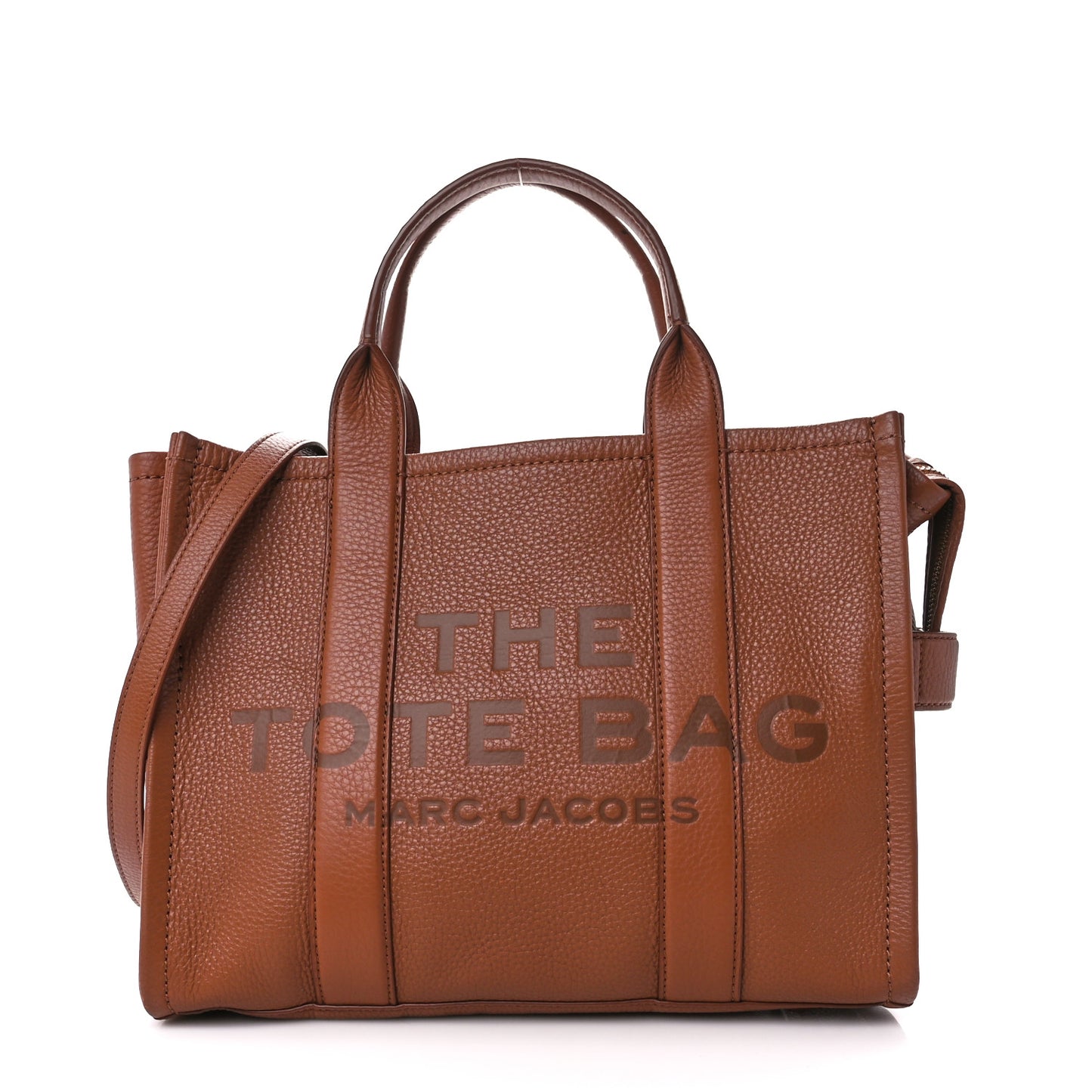 Grained Calfskin Medium The Tote Bag Argan Oil