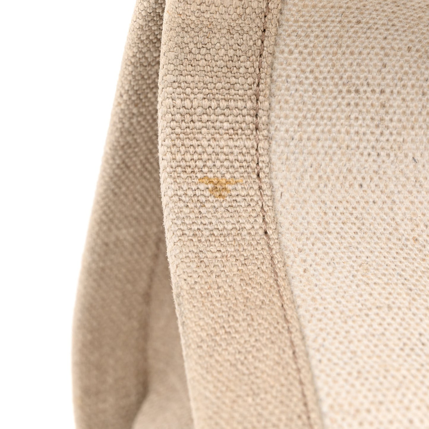Linen Calfskin Rive Gauche Tote Optic White