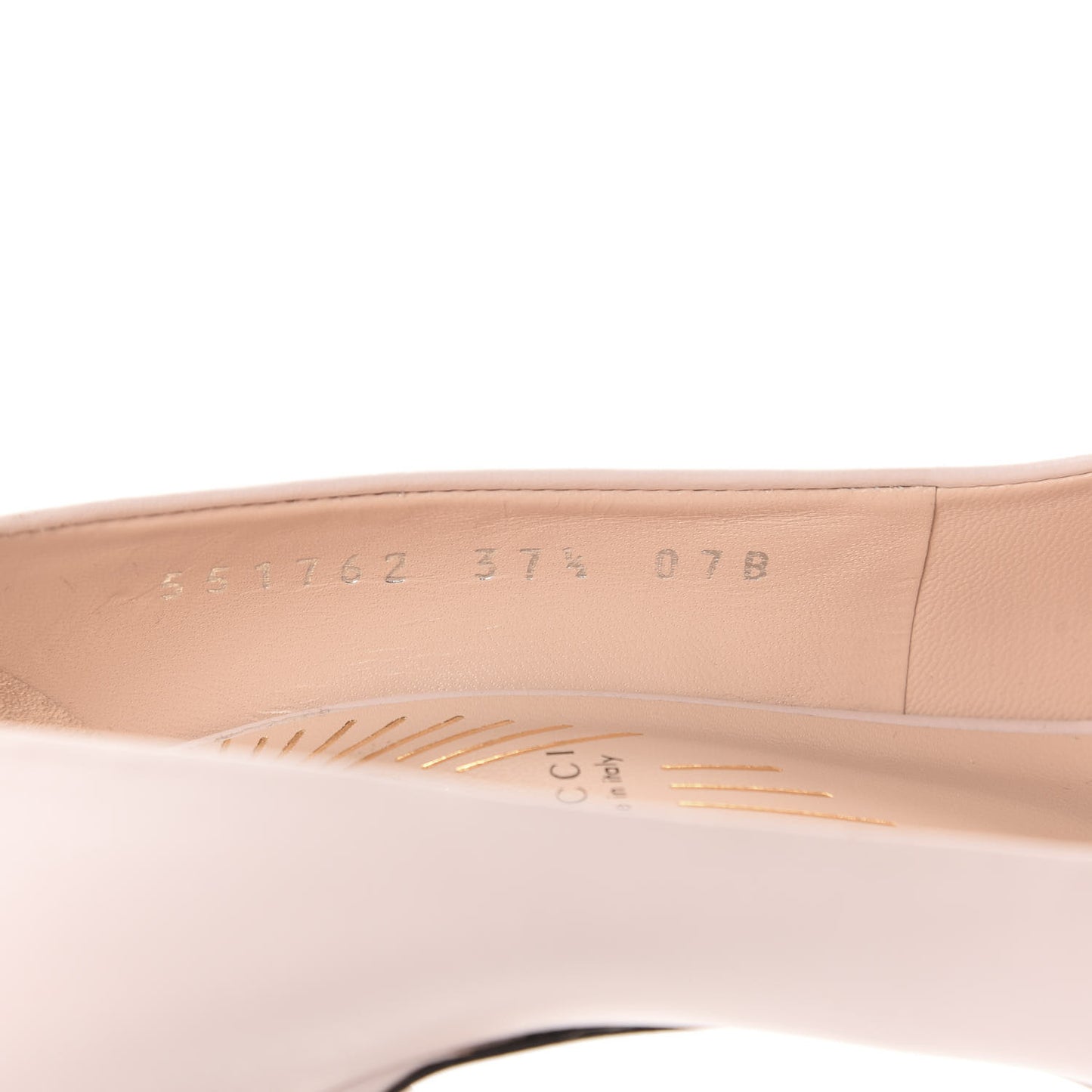Nappa Bow High Heel Pumps 37.5 Light Powder Pink