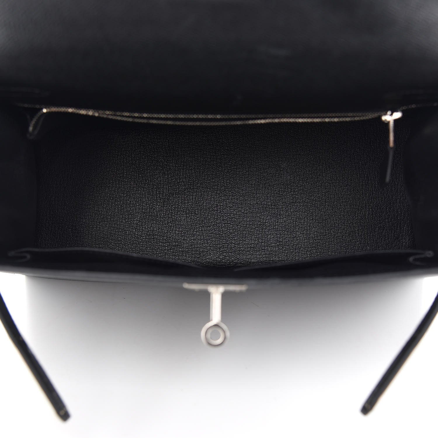 Hermes Epsom Kelly Sellier 28 Black 5 of 12