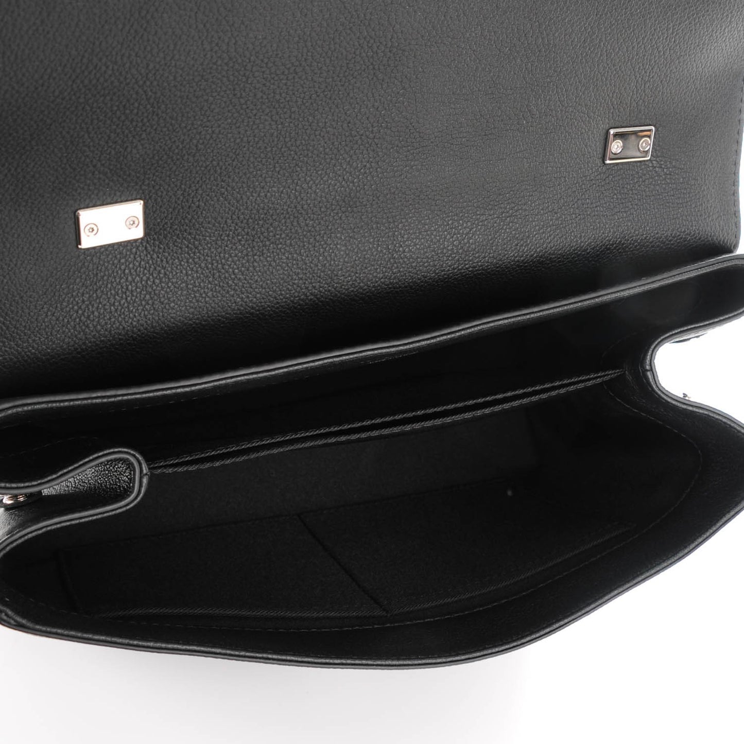 Soft Calfskin Lockme II Top Handle Black