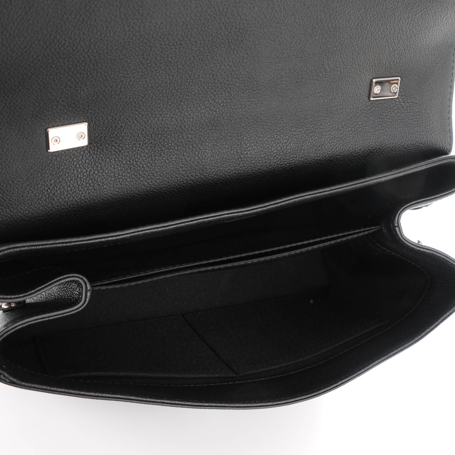 Louis Vuitton Soft Calfskin Lockme II Top Handle Black 5 of 6