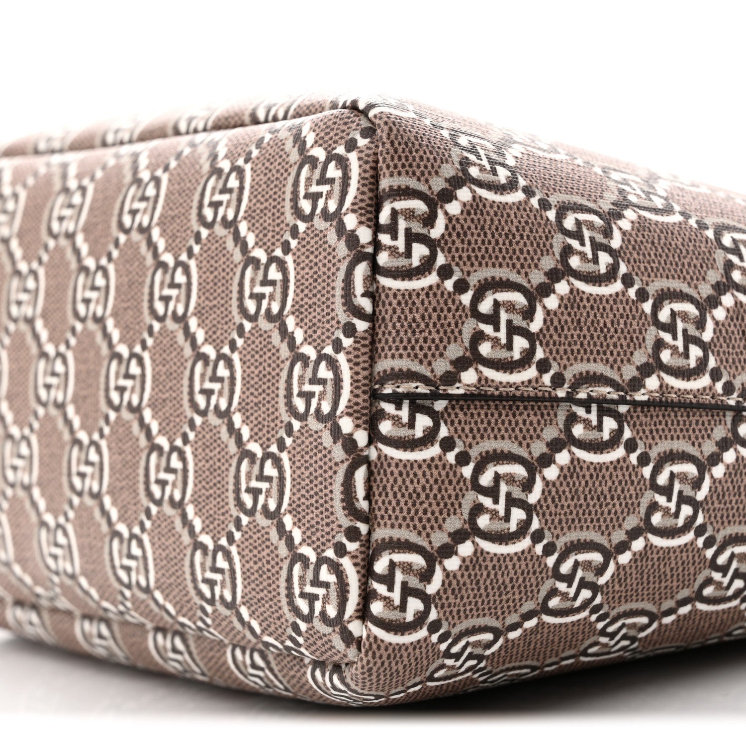 Gucci GG Shadow Monogram Super Mini Ophidia Shoulder Bag Taupe 10 of 10