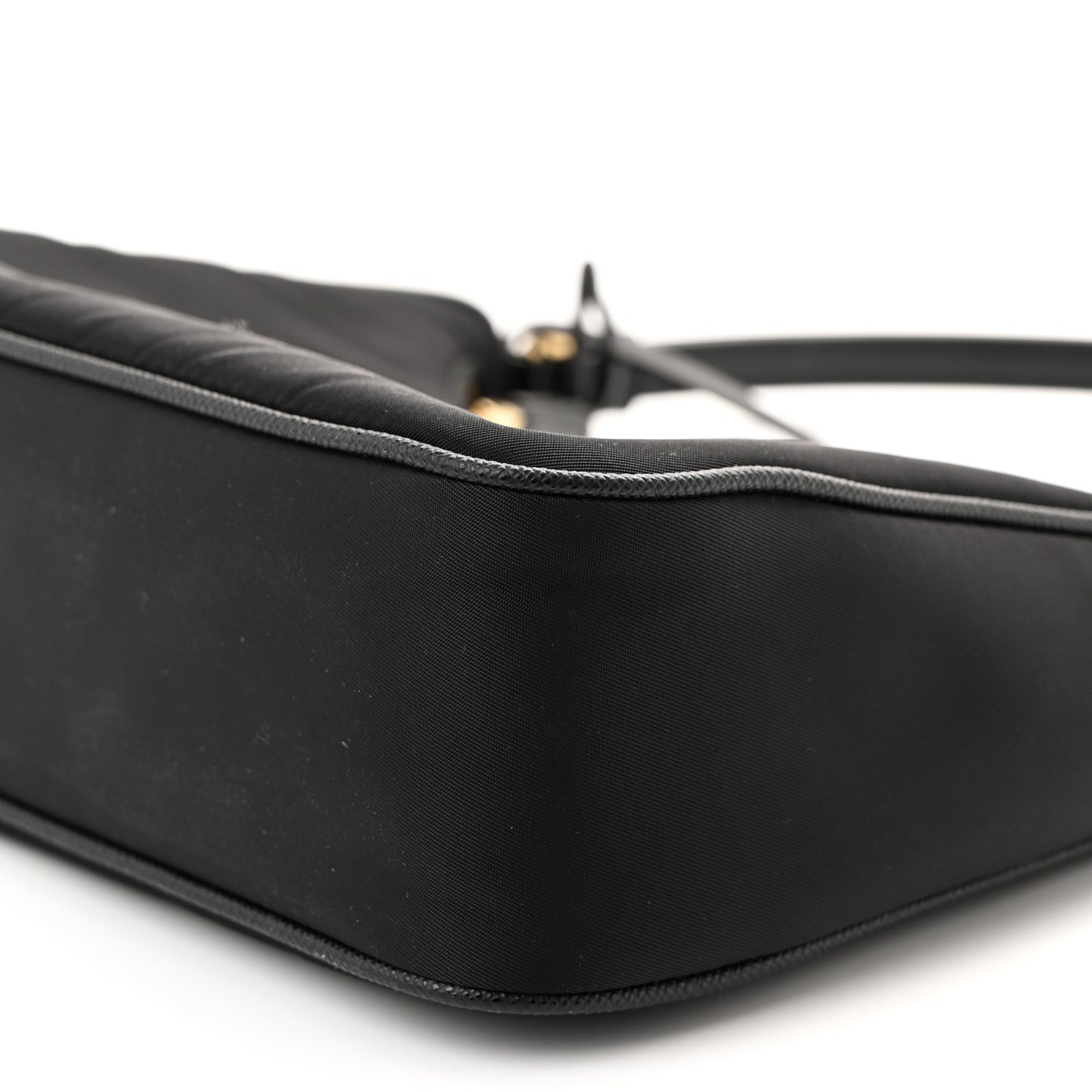 Tessuto Nylon Saffiano Mini Re-Edition 2005 Bag Black