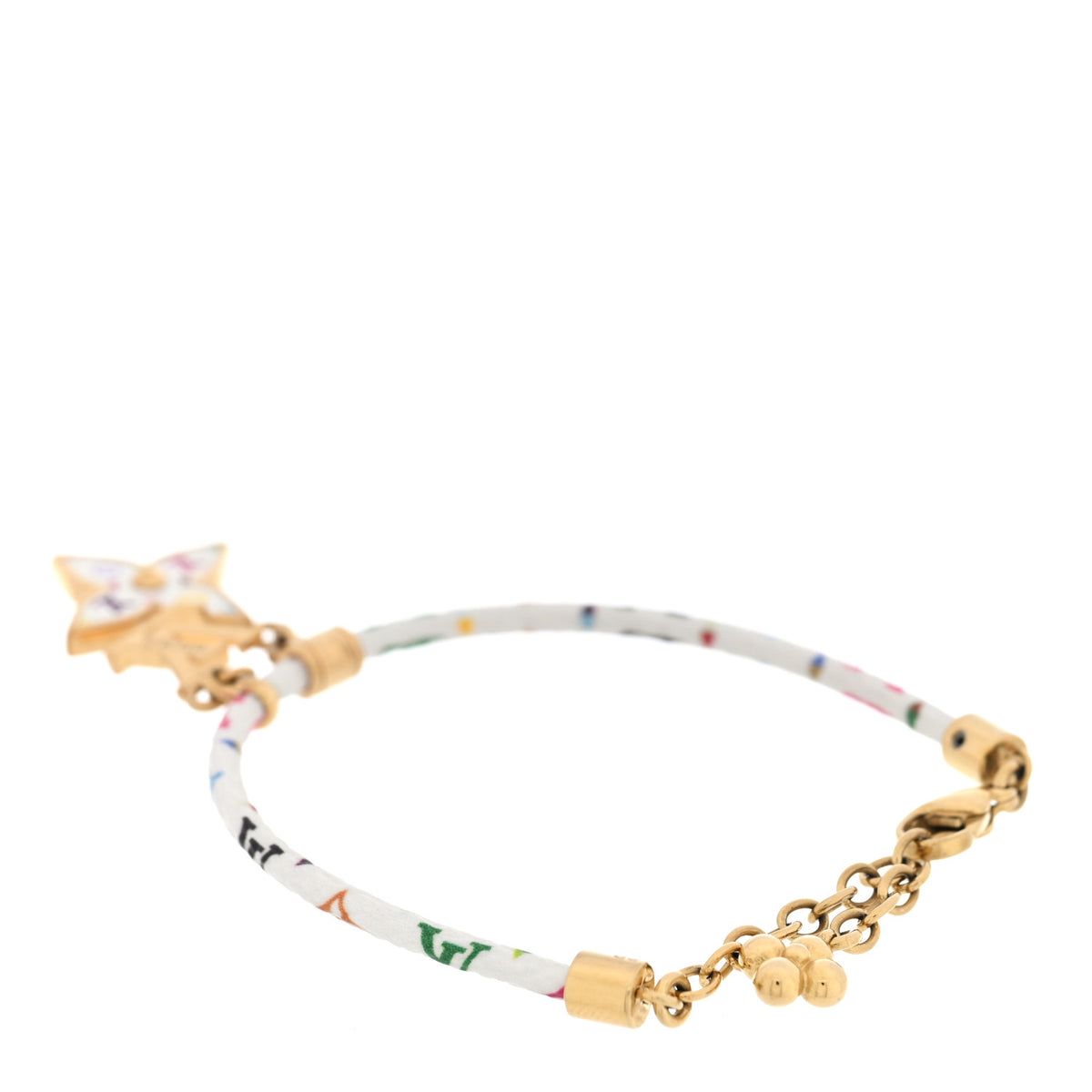 Louis Vuitton LV X TM Monogram Multicolor Charms Bracelet White 3 of 5