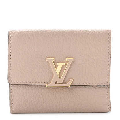 Louis Vuitton Taurillon Capucines XS Wallet Galet 1 of 6
