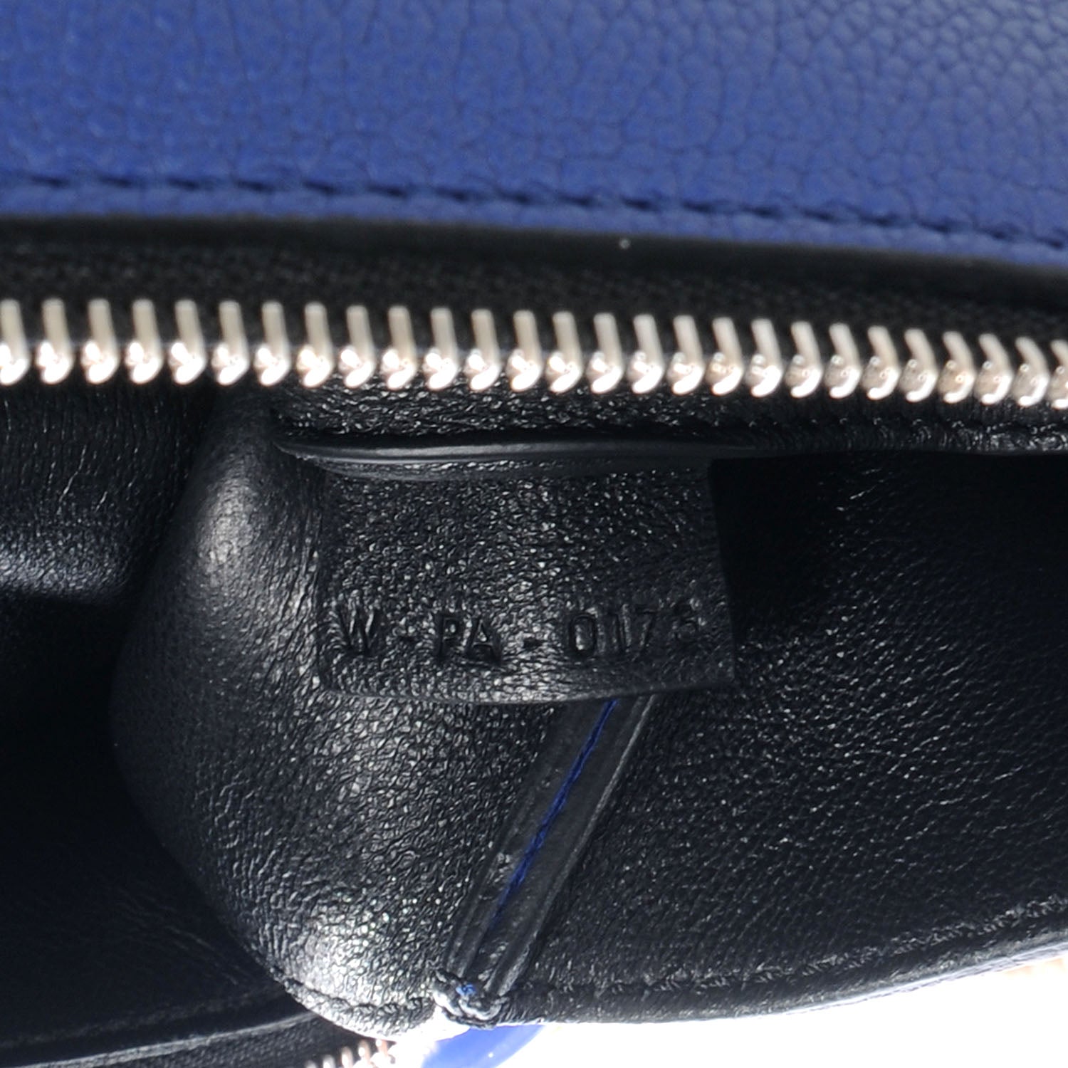 Celine Calfskin Medium Edge Shoulder Bag Cobalt 8 of 8