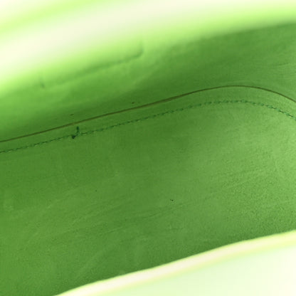 Salvatore Ferragamo Soft Calfskin Mini Gancini Hobo Lime 5 of 10