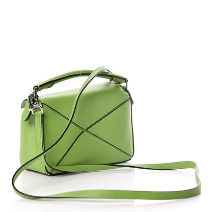 Loewe Calfskin Mini Puzzle Bag Green 3 of 10
