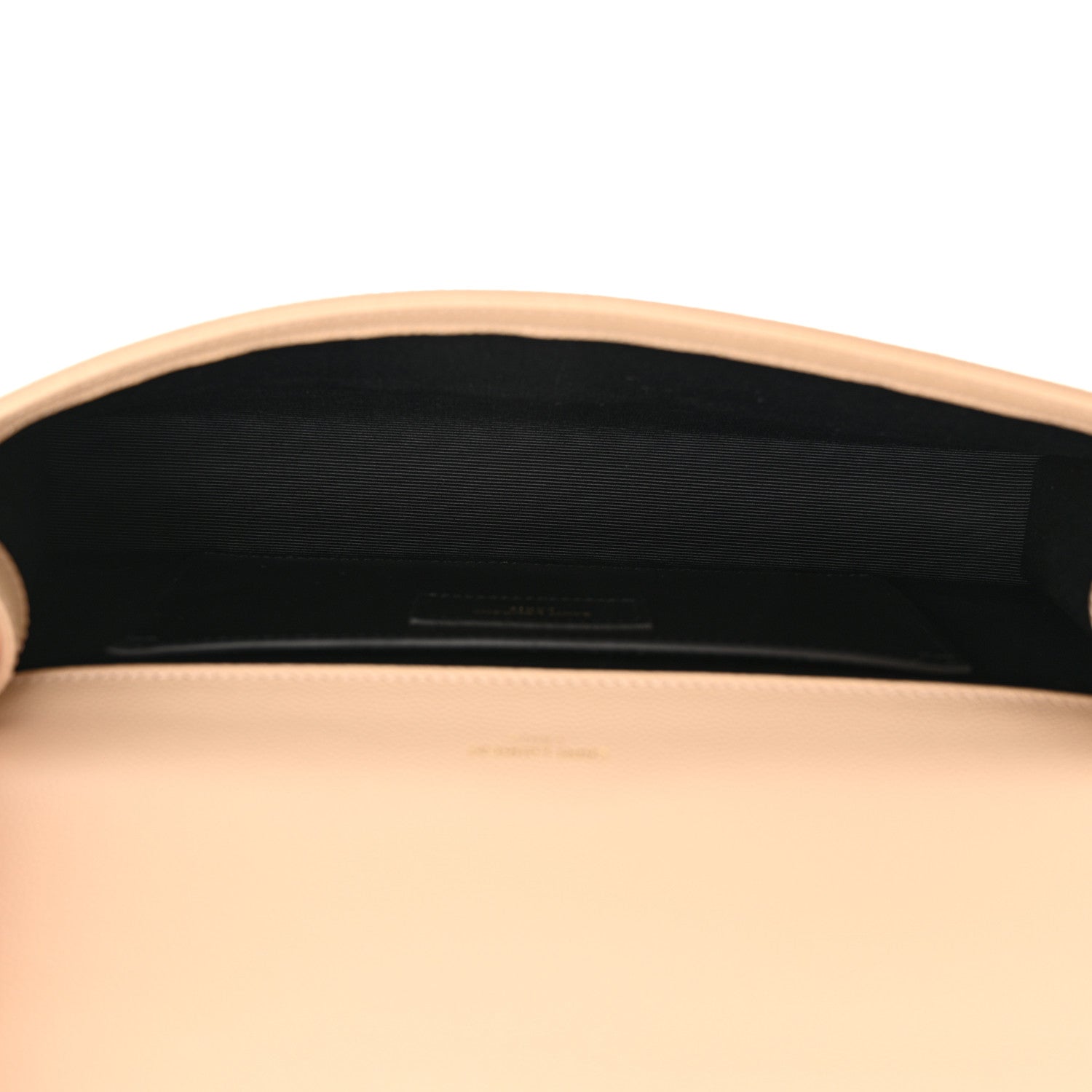 Saint Laurent Grain De Poudre Classic Monogram Cassandre Clutch Nude Powder 5 of 10