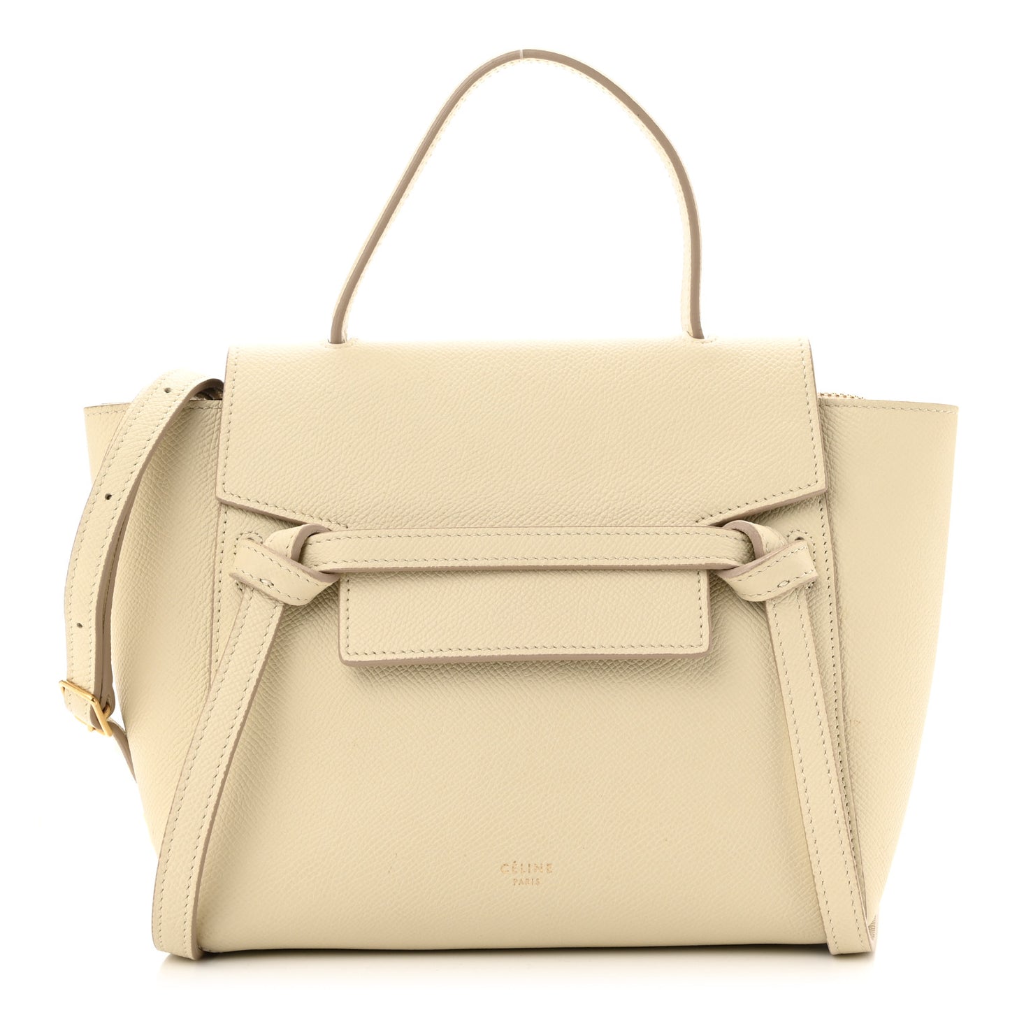 Grained Calfskin Nano Belt Bag Linen