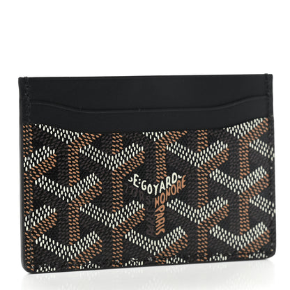 Goyard Goyardine Saint Sulpice Card Holder Black 3 of 7