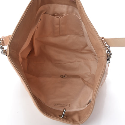 Chanel Grained Calfskin Stitched Large Braided With Style Hobo Beige 5 of 11