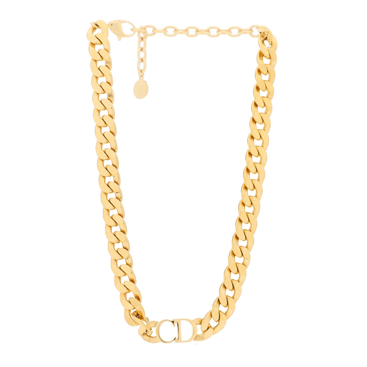 Metal Danseuse Etoile Chain Choker Necklace Gold
