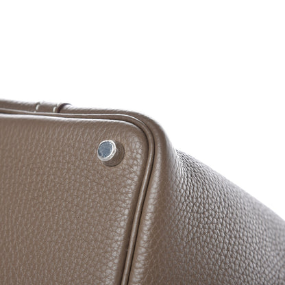 Hermes Taurillon Clemence Picotin Lock 18 PM Etoupe 9 of 12