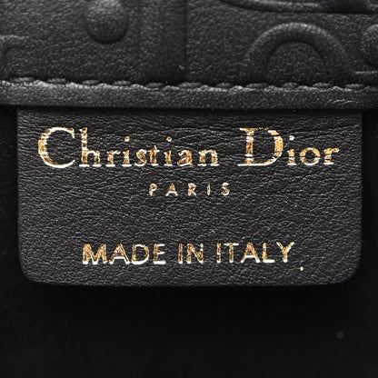 Christian Dior Oblique Calfskin Embossed Large Book Tote Black 5 of 9