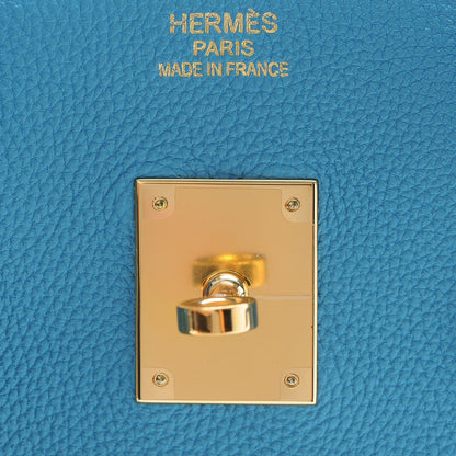 Hermes Togo Birkin 35 Turquoise 18 of 32